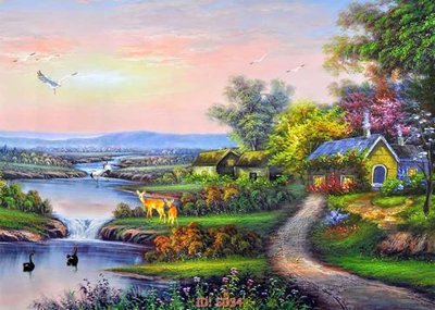 File in mica File tranh sơn dầu SD34 (ảnh gốc) đẹp