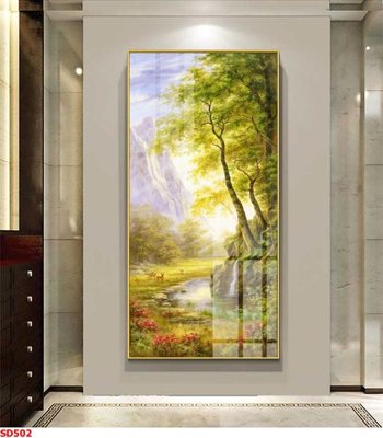 File in mica File tranh sơn dầu phong cảnh châu âu SD502 (ảnh gốc) đẹp