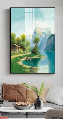 File gốc File tranh sơn dầu phong cảnh châu âu SD511 (PNG) nền trong suốt