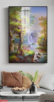 File tranh quảng cáo File tranh sơn dầu phong cảnh châu âu SD528 (download file gốc)