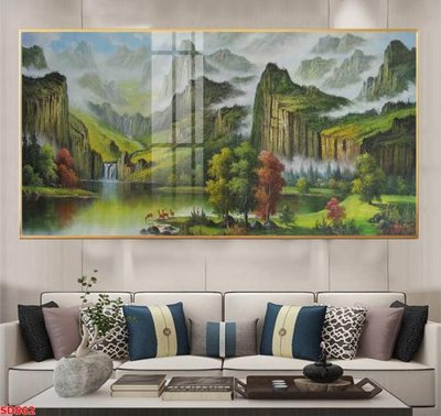 File ảnh gốc File tranh sơn dầu phong cảnh châu âu SD562 không vỡ nét