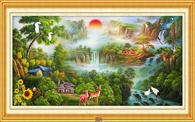 File tranh File tranh sơn dầu SD63 (ảnh gốc) độ nét vượt trội