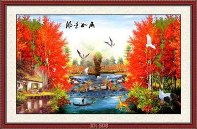 File ảnh File tranh sơn dầu SD8 (gốc) trang trí khách sạn