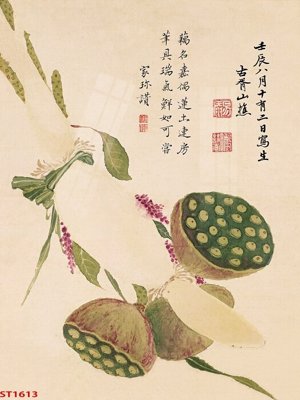 File tranh Tranh sơn thủy thác nước phong thủy ST1613 (ảnh gốc) chi tiết rõ ràng