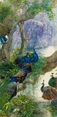 File gốc Tranh sơn thủy thác nước phong thủy ST1626 (chuẩn CMYK) cho nhà in