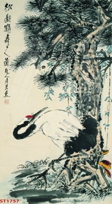 File PSD Tranh sơn thủy thác nước phong thủy ST1757 (gốc) nhiều lớp (multi-layer)