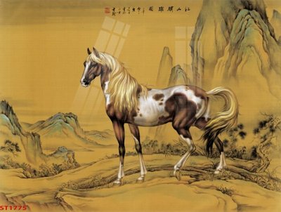 File gốc Tranh sơn thủy thác nước phong thủy ST1775 (cho in ấn) độc quyền