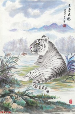 Tải về file gốc Tranh sơn thủy thác nước phong thủy ST1776 (dùng cho in quảng cáo)