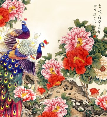 File gốc in mica Tranh sơn thủy thác nước phong thủy ST1822 chất lượng