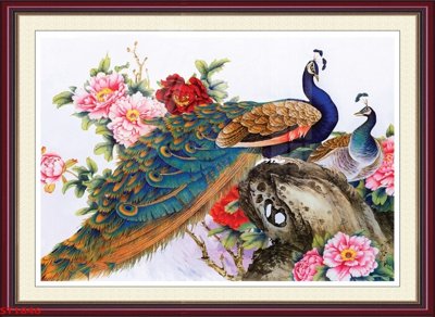 Download file Tranh sơn thủy thác nước phong thủy ST1846 (chất lượng in ấn)