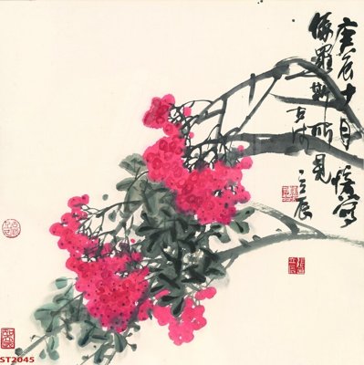 File tranh trang trí Tranh sơn thủy thác nước phong thủy ST2045 (file gốc)