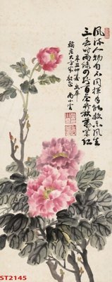 Tệp tin gốc Tranh sơn thủy thác nước phong thủy ST2145 (chất lượng cao) Tranh sơn thủy thác nước phong thủy ST2145