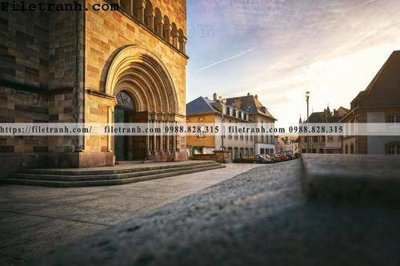 Download file gốc Street040 (in lụa) tranh 3D