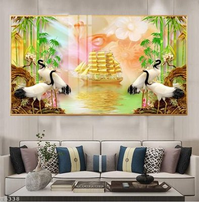 File gốc File thuận buồm xuôi gió TB338 (in lụa) trang trí tường