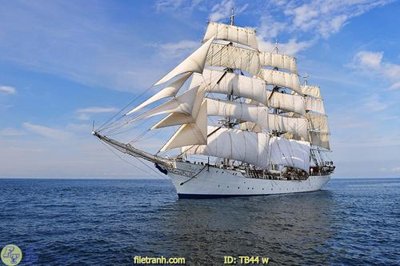 File tranh File thuận buồm xuôi gió TB44 (bản gốc) in canvas