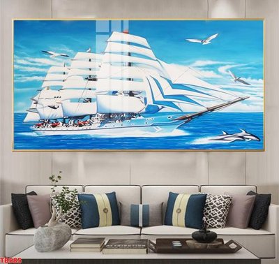 File tranh File thuận buồm xuôi gió TB585 (gốc) phong cách tối giản