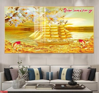 File tranh trang trí File thuận buồm xuôi gió TB588 (tải file gốc)