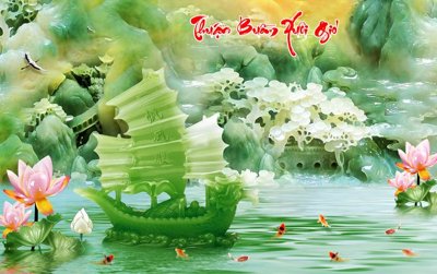 File in trần File thuận buồm xuôi gió TB6083 (bản gốc 3D) sống động