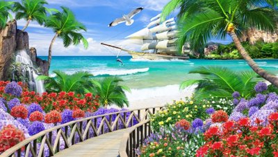 Download file gốc File thuận buồm xuôi gió TB6253 (in lụa) nghệ thuật