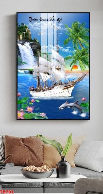File tranh File thuận buồm xuôi gió TB701 (bản gốc) in lụa 5D