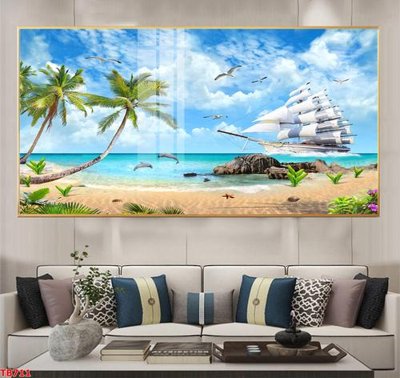 File tranh gốc File thuận buồm xuôi gió TB711 (sắc nét từng chi tiết)