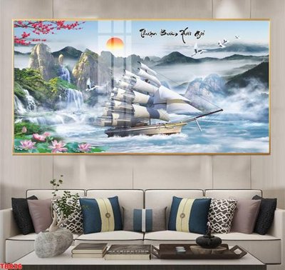 File gốc File thuận buồm xuôi gió TB836 (in 3D) cho trang trí