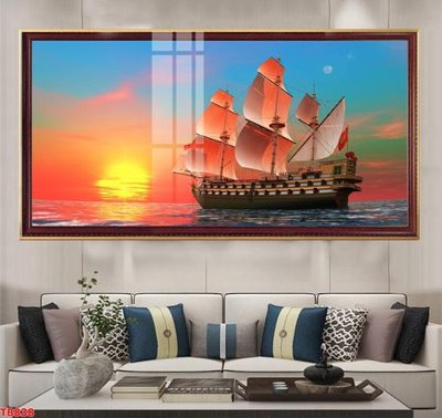 File tranh File thuận buồm xuôi gió TB838 (file gốc) chuẩn màu in