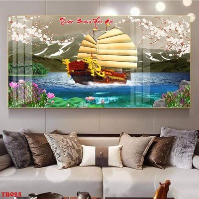 File tranh File thuận buồm xuôi gió TB925 (gốc) chủ đề trừu tượng
