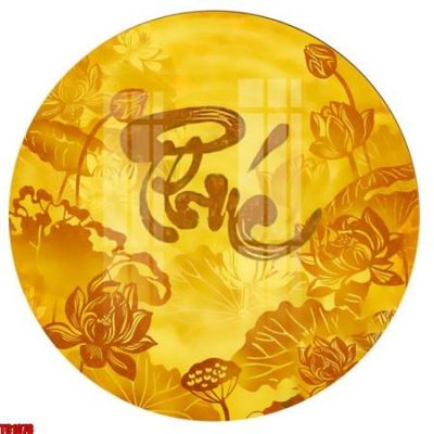 File tranh gốc in trần nhà File tranh trúc chỉ phòng thờ TC1078 3D