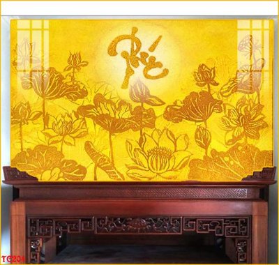 Tải file File tranh trúc chỉ TC204 (ảnh gốc) in tranh kính