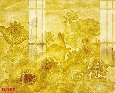 File in trần File tranh trúc chỉ TC387 (bản gốc 3D) sống động