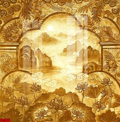 File gốc File tranh trúc chỉ TC546 (chuẩn CMYK) cho nhà in