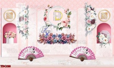 Tải file File banner phông đám cưới TDC128 (gốc) làm file quảng cáo