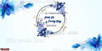 Tải file File banner phông đám cưới TDC135 (ảnh gốc) file TIFF