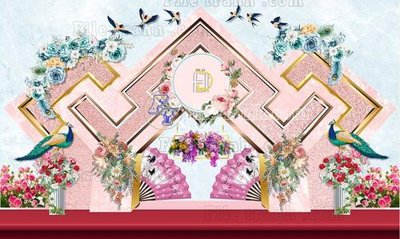 File ảnh File banner phông tiệc đám cưới TDC25 (gốc) in Hiflex