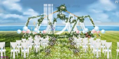 File ảnh File banner phông tiệc đám cưới TDC75 (gốc) in standee