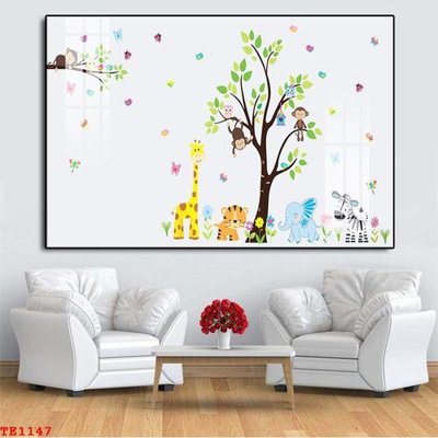 Ảnh gốc File tranh trẻ em TE1147 (độ nét cao) in mica