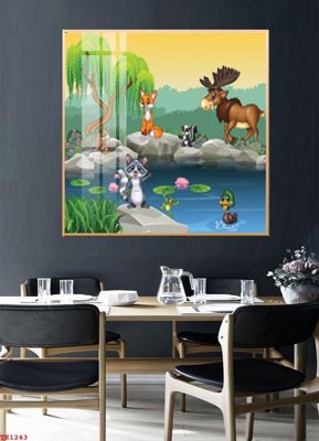 File gốc File tranh trẻ em TE1243 (phong cách) tối giản