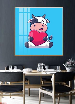 File gốc File tranh trẻ em TE1295 (in lụa) họa tiết 3D