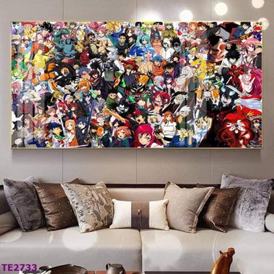 File tranh gốc in trần nhà File tranh trẻ em TE2733 3D