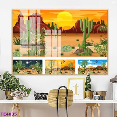 File ảnh File tranh trẻ em rừng động vật TE4035 (gốc) in decal dán tường