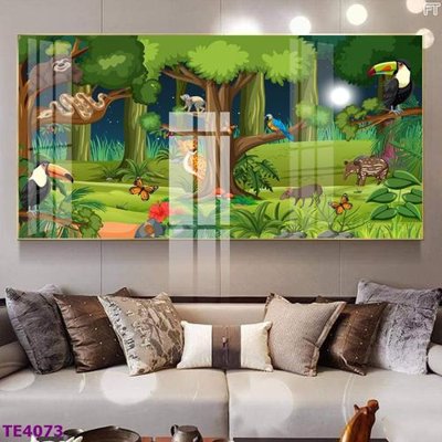 Tải về file gốc File tranh trẻ em rừng động vật TE4073 (chuẩn in ấn)