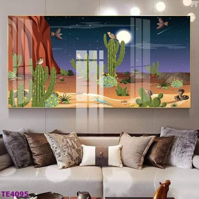 File gốc File tranh trẻ em rừng động vật TE4095 (in lụa) tranh mã đáo