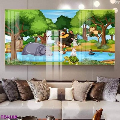 Tải về file gốc File tranh trẻ em rừng động vật TE4108 (chuẩn in ấn)