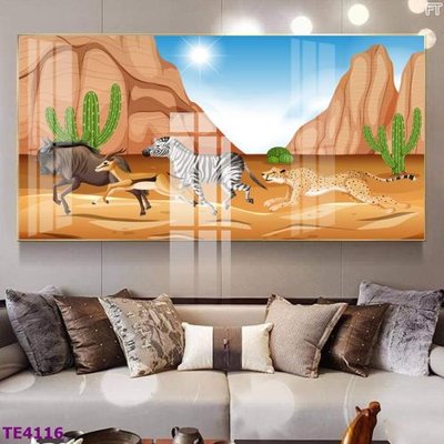 File gốc File tranh trẻ em rừng động vật TE4116 (AI/EPS) cho in ấn