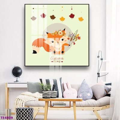 Download file gốc File tranh trẻ em TE4809 (in lụa) hoa lá