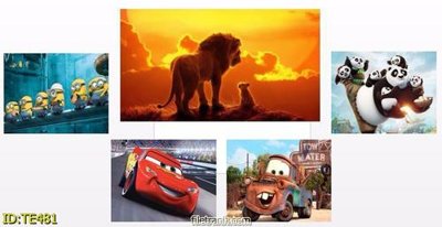 Download file File tranh trẻ em TE481 (gốc) in mica đèn LED