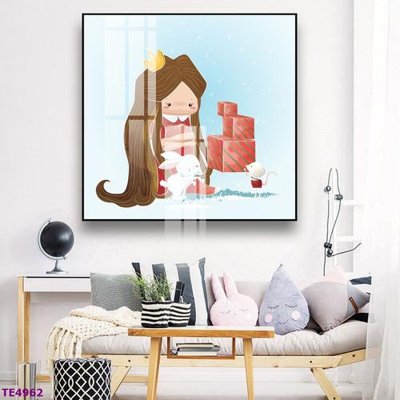 File gốc File tranh trẻ em TE4962 (in tráng gương) ốp tường