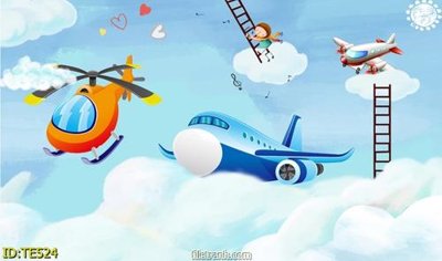 Tải file File tranh trẻ em TE524 (ảnh gốc) in tráng gương