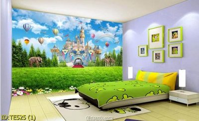 File gốc File tranh trẻ em TE525 (in ấn) màu sắc trung thực